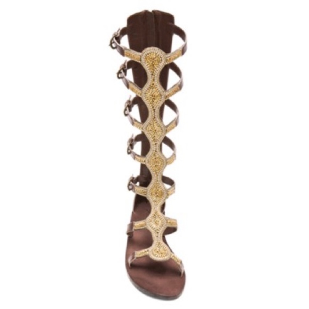 new ❦ Rebels ❦ Tall Festival Gladiators Sandals ❦ - Picture 7 of 14